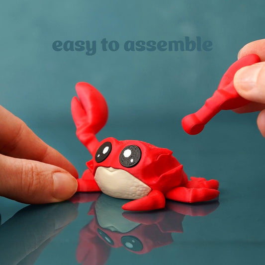Charlie, die Kuschelkrabbe – Notizhalter & Fotoclip