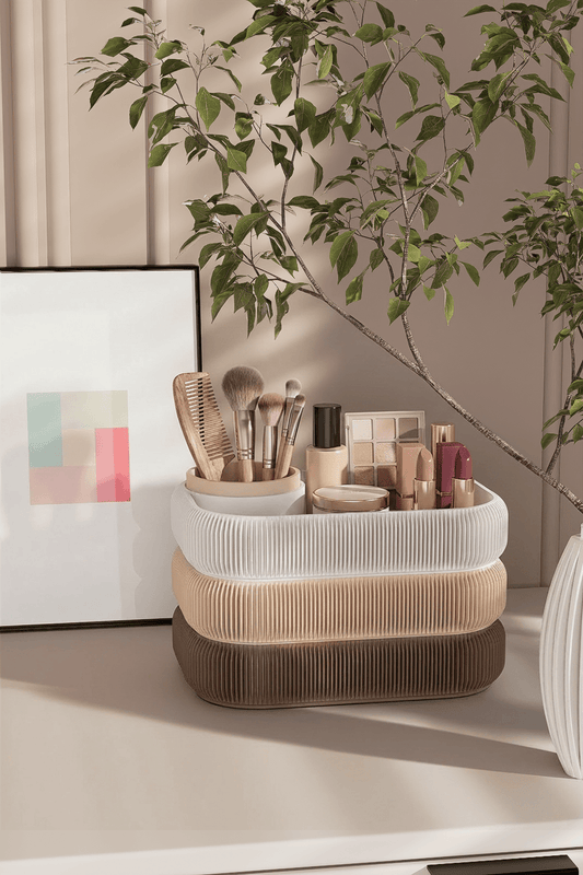 STACKSEY Organizer – 3-stufiges, drehbares minimalistisches Tablett
